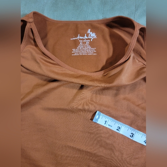 Free People Boatneck Brami in Brown Size M/L - Picture 10 of 10